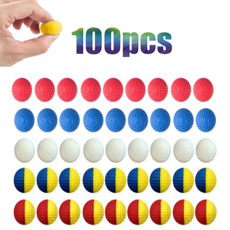 100pcs Eva Round Ball Bullet Accessories Zeus Apollo Series Blaster