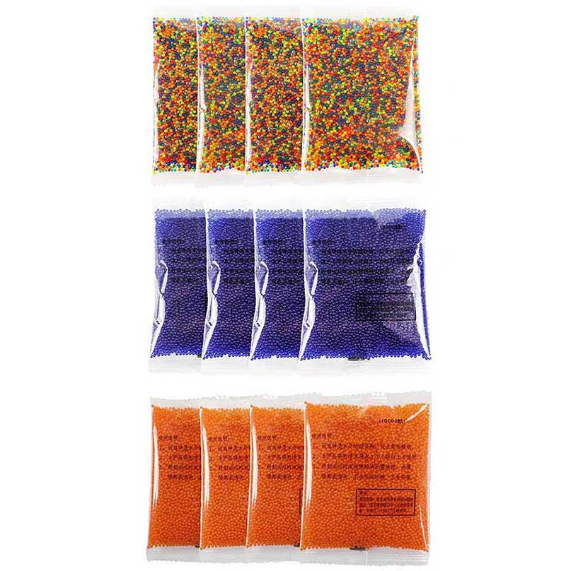 120000Pcs Gel Ball Water Beads 7-8mm - Color Blue, Orange, Mix