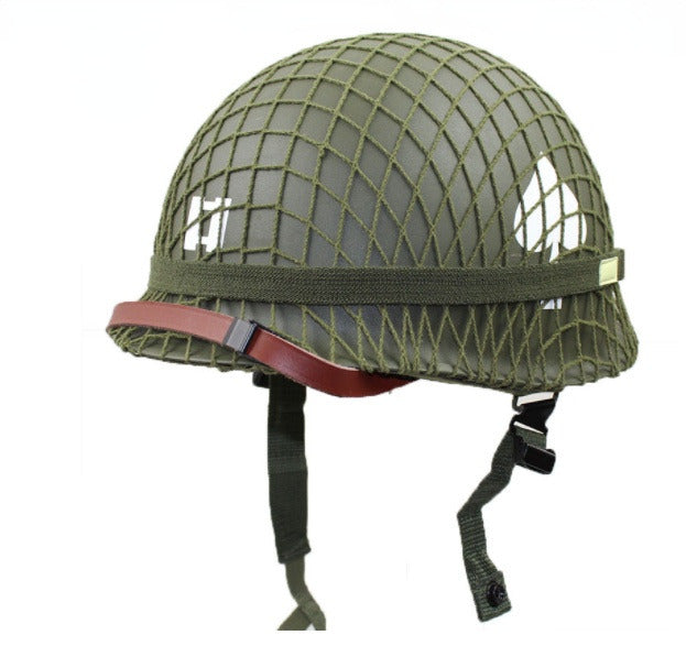 Hunting Helmets GPP Perfect US Army M1 Green Helmet Replica with Net/Canvas Chin Strap DIY