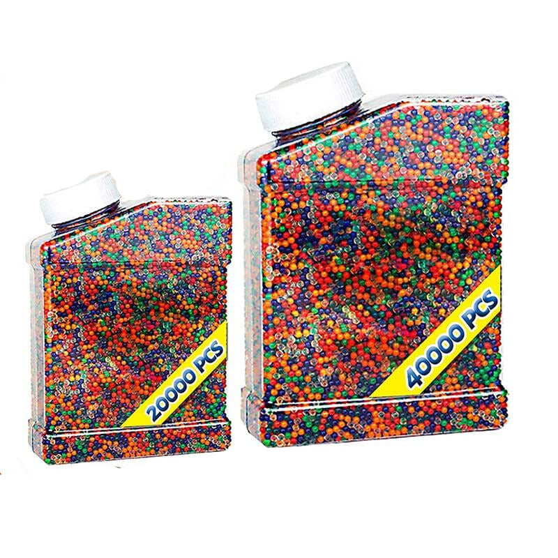 2 Bottles 60000Pcs Colorful Gel Balls 7-8mm
